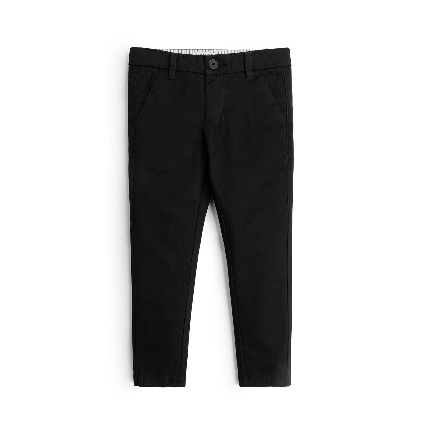 Black Cotton Chino