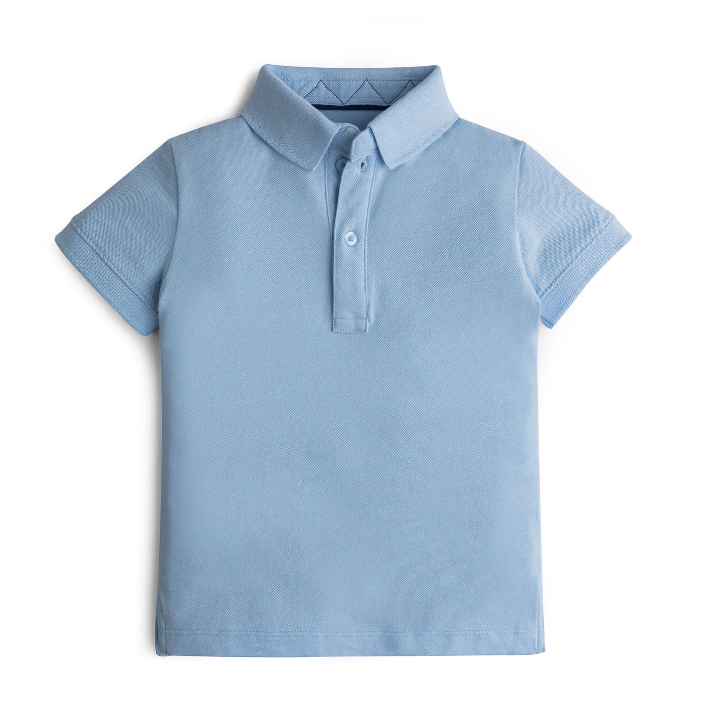 Maya Blue Solid Polo